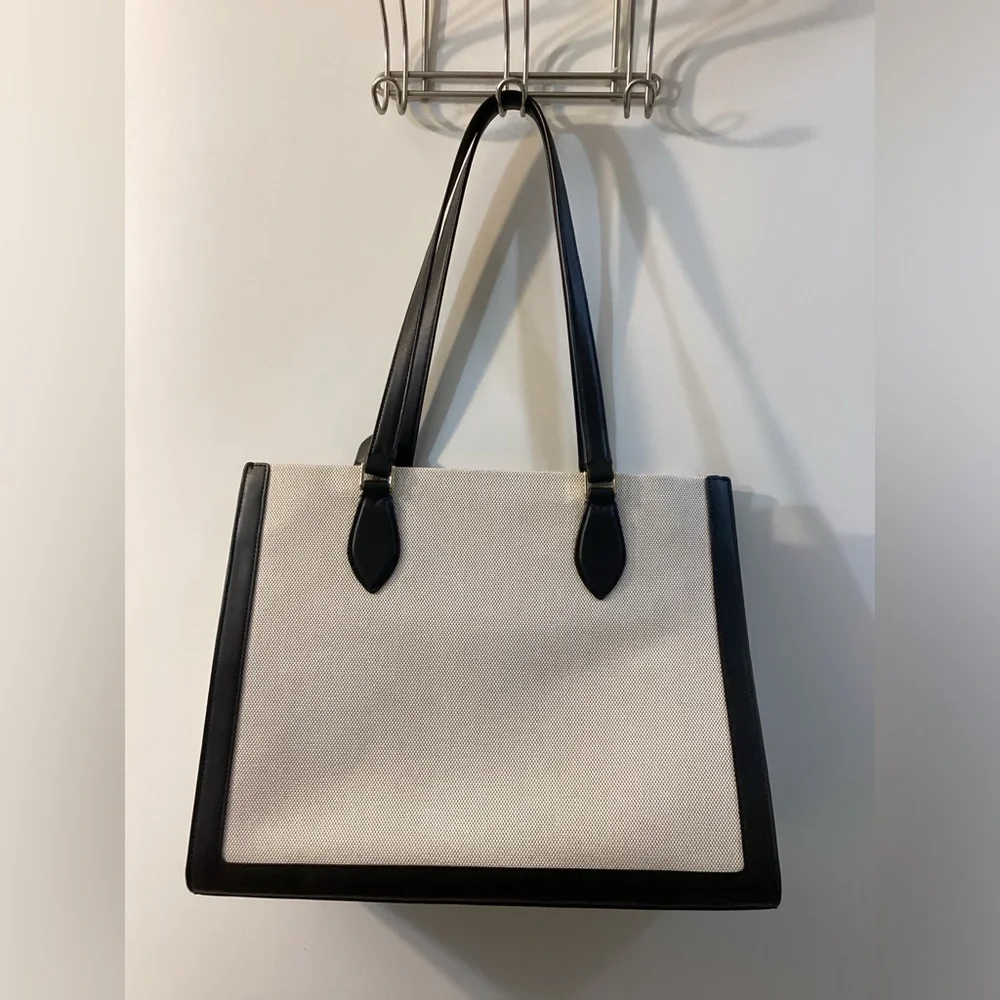 Kate Spade New York Ellie Canvas Large Tote Bag